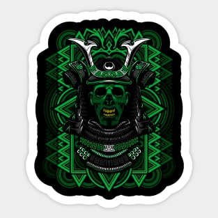 Samurai Zombie Sticker